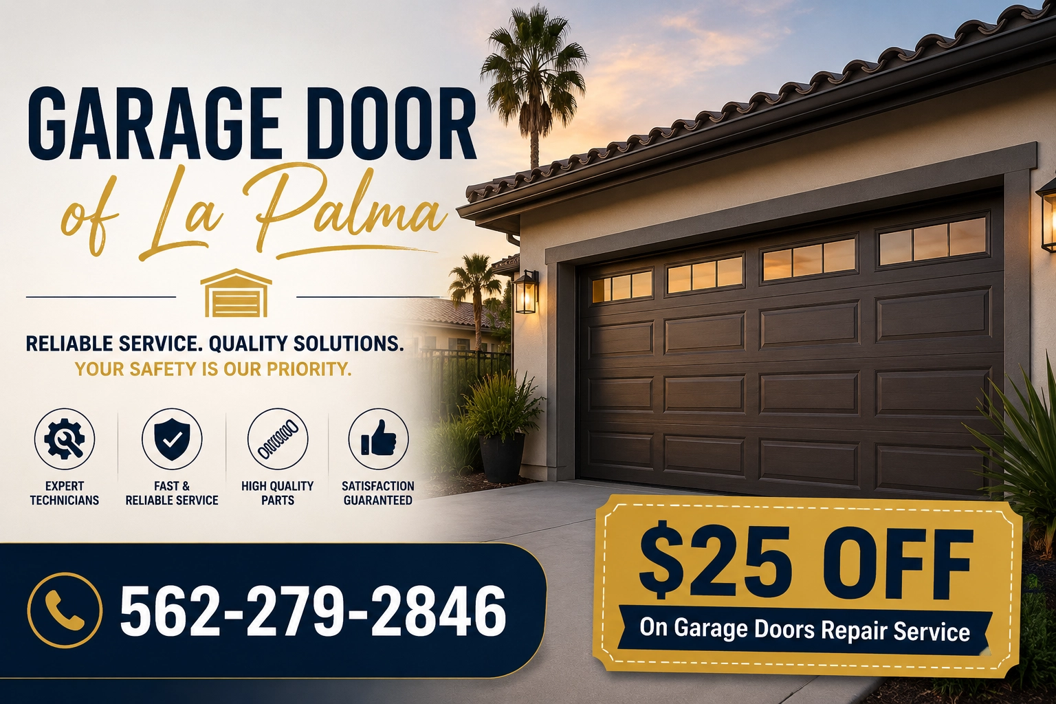 Garage Door of La Palma